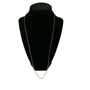 Avon Brilliant Cut Chain Goldtone Necklace size large NIB 1989